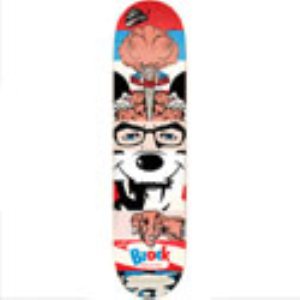 Brock X D*Face Skateboard Deck