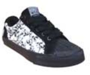Brooklyn Punkskull Black/White Shoe