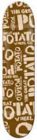 Brown Potato Logo Skateboard Deck