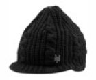 Cable Beanie With Brim