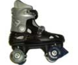 California Pro Vt06 Kids Black Quad Roller Skates