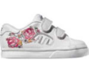 Calli-Vulc Strap White/Grey/Pink Toddler Shoe