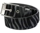 Cat Black/Black Fur Belt