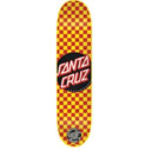 Check Dot Yellow Skateboard Deck