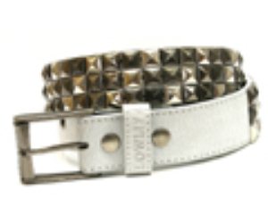 Checker Stud Grey/Gold/Silver/Black Belt