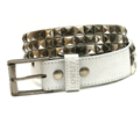 Checker Stud Grey/Gold/Silver/Black Belt