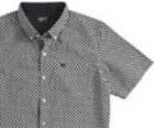 Checkerboard Button-Down  S/S Shirt