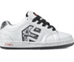 Cinch Kids White/Red/Light Grey Shoe