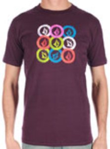 Circled Up Plum S/S Tee