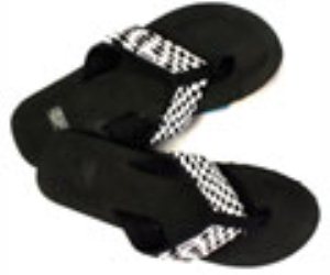 Classic 3 Point Black/White/Warpchex Sandal