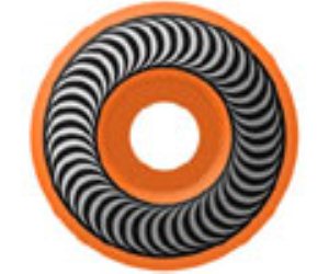 Classic Neon Orange Skateboard Wheel