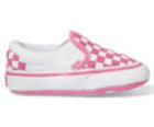 Classic Slip On Aurora Pink/True White Checkerboard Baby Shoe Ex7hl6