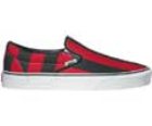 Classic Slip On (Big Stripes) Black/Red/True White Shoe