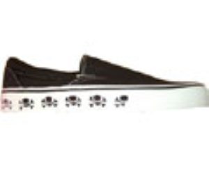 Classic Slip On Black Warped Tour Shoe