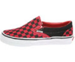 Classic Slip On Black/Formula One Checkerboard Shoe Eye36m