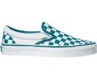 Classic Slip On (Checkerboard) Blue Coral/True White Shoe