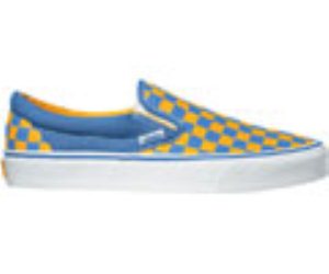 Classic Slip On (Checkerboard) Campanula/Gold Fusion Shoe