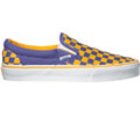 Classic Slip On (Checkerboard) Dusted Peri/Spectra Yellow Shoe Eyeapt