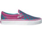 Classic Slip On (Checkerboard) Pagoda Blue/Fuchia Purple Shoe