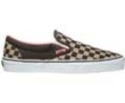 Classic Slip On Coffee/Pink Icing Checkerboard Shoe