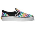 Classic Slip On (Crayola) Black/Multi Check Kids Shoe Exs1br