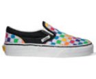 Classic Slip On (Crayola) Black/Multi Check Toddler Shoe Exz1br