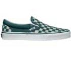 Classic Slip On Darkest Spruce/Moss Grey Checkerboard Shoe