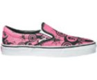 Classic Slip On (Dream Skulls) Black/Aurora Pink Shoe