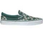 Classic Slip On Dunkle Green (Vans Checkerboard) Shoe