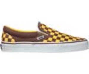Classic Slip On Fudgesickle/Old Gold Checkerboard Shoe