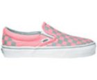 Classic Slip On Grey Mist/Pink Icing Checkerboard Shoe