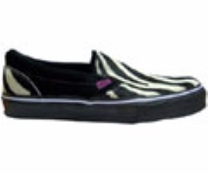 Classic Slip On Lx Black/White/Boysenberry Girls Shoe