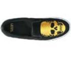 Classic Slip On Lx (Giant Skulls) Black/Rich Gold Shoe Ezaar3