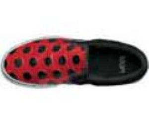 Classic Slip On Lx (Polka Dots) Red/Black/ White Shoe
