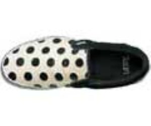 Classic Slip On Lx (Polka Dots) White/Black/ White Shoe