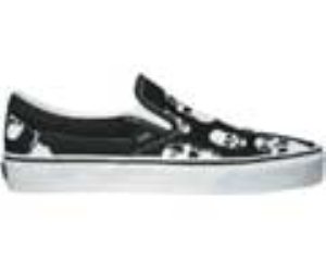 Classic Slip On (Multi Skull) Black/True White Shoe Eyeavb