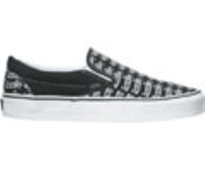 Classic Slip On (Otw Repeat Wt) Black/Silver Metallic Shoe