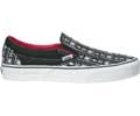 Classic Slip On (Pen Stripe Spider) Black/Tibetan Red Shoe