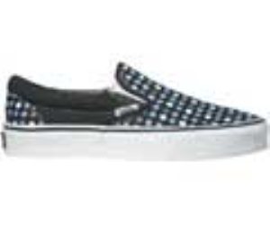 Classic Slip On (Polka Dots) Black/Lavender Mist Shoe