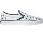 Classic Slip On (Polka Dots) Black/Pewter Shoe