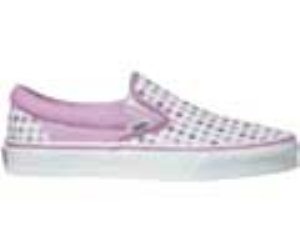 Classic Slip On (Polka Dots) Lavender Mist/Grape Jam Shoe