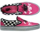 Classic Slip On (Punk Skull) Fandango Pink/Black/White Shoe