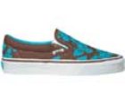 Classic Slip On (Skull Butterfly) Bison/Peacock Blue Shoe