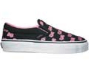 Classic Slip On (Snake Eyes) Black/Prism Pink Kids Shoe Eyb2g4