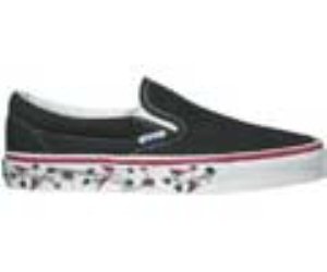 Classic Slip On (Tree Series) Black/Tango Red Shoe