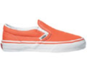 Classic Slip On Vermillion Orange  Womens Shoe