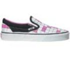 Classic Slip On (Word Chex) Black/Super Pink Shoe