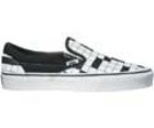 Classic Slip On (Word Chex) Black/True White Shoe