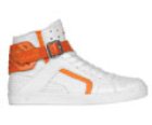 Convert White/Orange Shoe