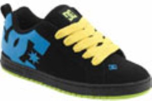 Court Graffik Black/Turquoise/Soft Lime Shoe